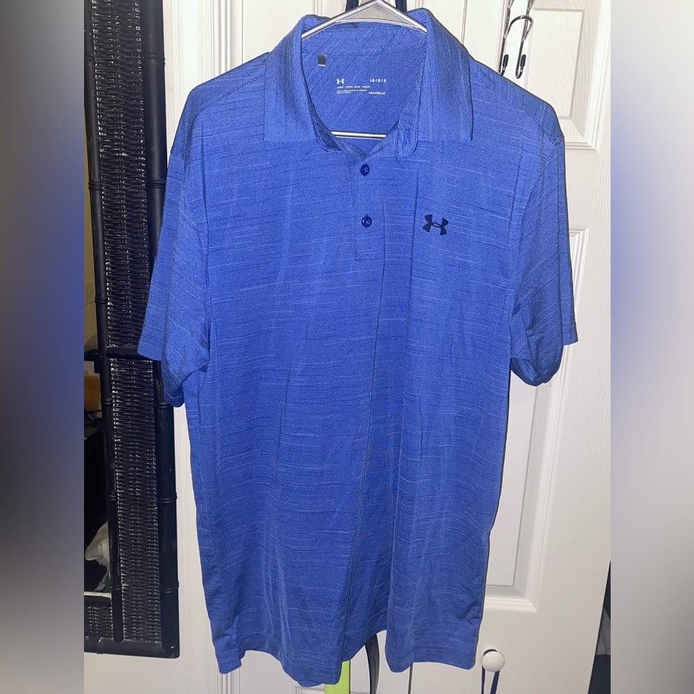Under Armour Men’s Large Golf Polo - Blue